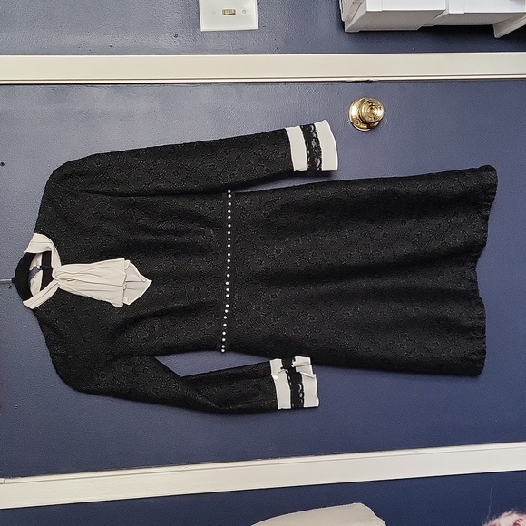 Sandro Dresses & Skirts - Sandro paris lace and silk dress 34